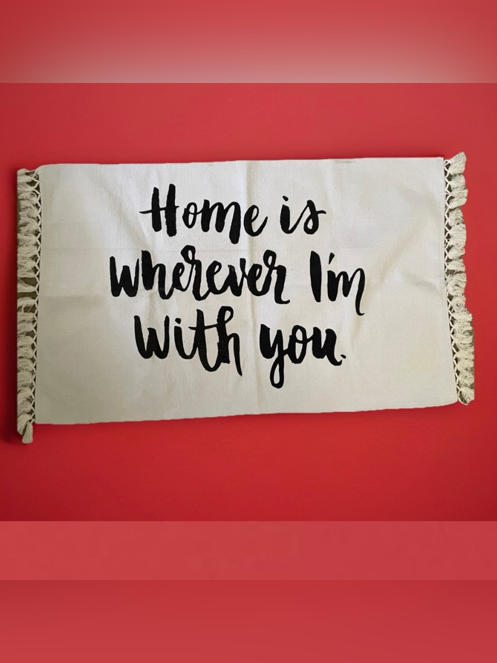 WALL HANGING / Lightweight Floor Mat HOME IS WHERE I’M WITH YOU